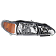 Passenger Side Headlight, with Bulb, Halogen, Clear Lens, 4 Cyl., 2.0L Engine, Sedan/Wagon