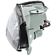 Passenger Side Headlight, with Bulb, Halogen, Clear Lens, 4 Cyl., 2.0L Engine, Sedan/Wagon