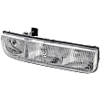 Passenger Side Headlight, with Bulb, Halogen, Clear Lens, Base Model, 4 Cyl., 1.9L Engine, Sedan/Wagon