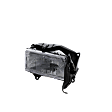 Passenger Side Headlight, with Bulb, Halogen, Clear Lens, without Park Lamp, with Bracket