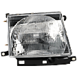 Passenger Side Headlight, with Bulb, Halogen, Clear Lens