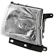 Passenger Side Headlight, with Bulb, Halogen, Clear Lens