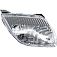 Passenger Side Headlight, with Bulb, Halogen, Clear Lens