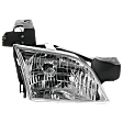 Passenger Side Headlight, with Bulb, Halogen, Clear Lens, 6 Cyl., 3.4L Engine