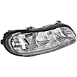 Passenger Side Headlight, with Bulb, Halogen, Clear Lens