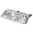 Driver Side Headlight, with Bulb, Halogen, Clear Lens, 8 Cyl., 4.6L Engine