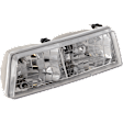 Driver Side Headlight, with Bulb, Halogen, Clear Lens, 8 Cyl., 4.6L Engine