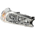 Passenger Side Headlight, with Bulb, Halogen, Clear Lens