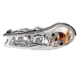 Driver Side Headlight, with Bulb, Halogen, Clear Lens
