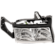 Passenger Side Headlight, with Bulb, Halogen, Clear Lens, 8 Cyl., 4.6L Engine