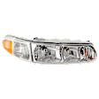 1997-2005 Buick Century - Passenger Side Headlight, with Bulb, Halogen, Clear Lens, without Corner Light bulb