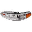 1997-2005 Buick Century - Driver Side Headlight, with Bulb, Halogen, Clear Lens, with Corner Light bulb