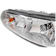 1997-2005 Buick Century - Driver Side Headlight, with Bulb, Halogen, Clear Lens, with Corner Light bulb
