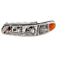 Driver Side Headlight, with Bulb, Halogen, Clear Lens, without Corner Light bulb