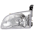Driver Side Headlight, with Bulb, Halogen, Clear Lens, 6 Cyl., 3.0L Engine