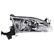 1999 Toyota Corolla - Passenger Side Halogen Headlight, With bulb(s), OE Replacement