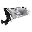 1999 Toyota Corolla - Passenger Side Halogen Headlight, With bulb(s), OE Replacement