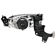 1999 Toyota Corolla - Passenger Side Halogen Headlight, With bulb(s), OE Replacement