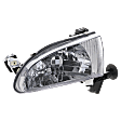 Driver Side Headlight, with Bulb, Halogen, Clear Lens, 4 Cyl., 1.8L Engine