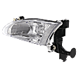 Driver Side Headlight, with Bulb, Halogen, Clear Lens, 4 Cyl., 1.8L Engine