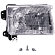 Passenger Side Headlight, with Bulb, Halogen, Clear Lens, Production Date To September 1999