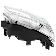 Passenger Side Headlight, with Bulb, Halogen, Clear Lens, 4 Cyl., 2.4L Engine