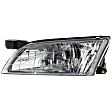 Driver Side Headlight, with Bulb, Halogen, Clear Lens, 4 Cyl., 2.4L Engine