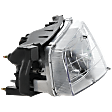 Driver Side Headlight, with Bulb, Halogen, Clear Lens, 4 Cyl., 2.4L Engine