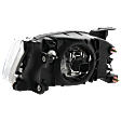 Driver Side Headlight, with Bulb, Halogen, Clear Lens, 4 Cyl., 2.4L Engine