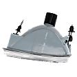 Passenger Side Headlight, with Bulb, Halogen, Clear Lens