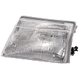 Driver Side Headlight, with Bulb, Halogen, Clear Lens