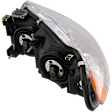 1998-2004 Chrysler Intrepid - Passenger Side Headlight, with Bulb, Halogen, Clear Lens, with Leveling