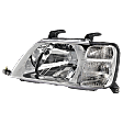 Driver Side Headlight, without Bulb, Halogen, Clear Lens