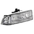 Passenger Side Headlight, with Bulb, Halogen, Clear Lens, Composite Type