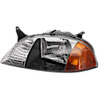 Driver Side Headlight, without Bulb, Halogen, Clear Lens
