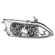Passenger Side Headlight, with Bulb, Halogen, Clear Lens, Base Model, 6 Cyl., 3.0L Engine