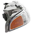 Passenger Side Headlight, with Bulb, Halogen, Clear Lens