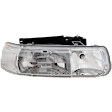 Passenger Side Headlight, with Bulb, Halogen, Clear Lens