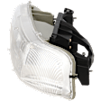 Driver Side Headlight, with Bulb, Halogen, Clear Lens, CAPA Certified