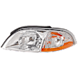 1999-2003 Ford Windstar - Driver Side Headlight, with Bulb, Halogen, Clear Lens