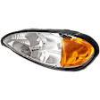 Driver Side Headlight, with Bulb, Halogen, Clear Lens