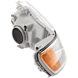 1999 Honda Odyssey - Passenger Side Halogen Headlight, Without bulb(s), OE Replacement