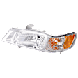 Driver Side Headlight, without Bulb, Halogen, Clear Lens