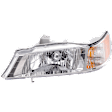 Driver Side Headlight, without Bulb, Halogen, Clear Lens