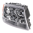Passenger Side Halogen Headlight, With bulb(s), OE Replacement, Without Wiring Harness, Limited/Overland Models