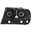 Passenger Side Halogen Headlight, With bulb(s), OE Replacement, Without Wiring Harness, Limited/Overland Models