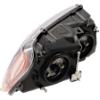Driver Side Halogen Headlight, With bulb(s), OE Replacement, With Amber Turn Signal, Without Wiring Harness, Exc. Limited/Overland Models, Production Date To January 14, 2002