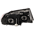 Driver Side Halogen Headlight, With bulb(s), OE Replacement, With Amber Turn Signal, Without Wiring Harness, Exc. Limited/Overland Models, Production Date To January 14, 2002