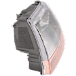 Driver Side Halogen Headlight, With bulb(s), OE Replacement, With Amber Turn Signal, Without Wiring Harness, Exc. Limited/Overland Models, Production Date To January 14, 2002