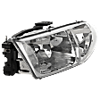 Passenger Side Headlight, with Bulb, Halogen, Clear Lens, 6 Cyl., 3.3L Engine